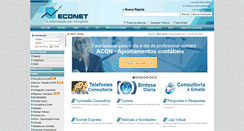 Desktop Screenshot of econet-editora.com.br
